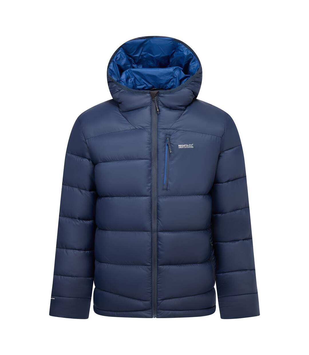 Doudoune Matelassée Unie À Capuche Munaro Homme Bleu Marine Regatta-2