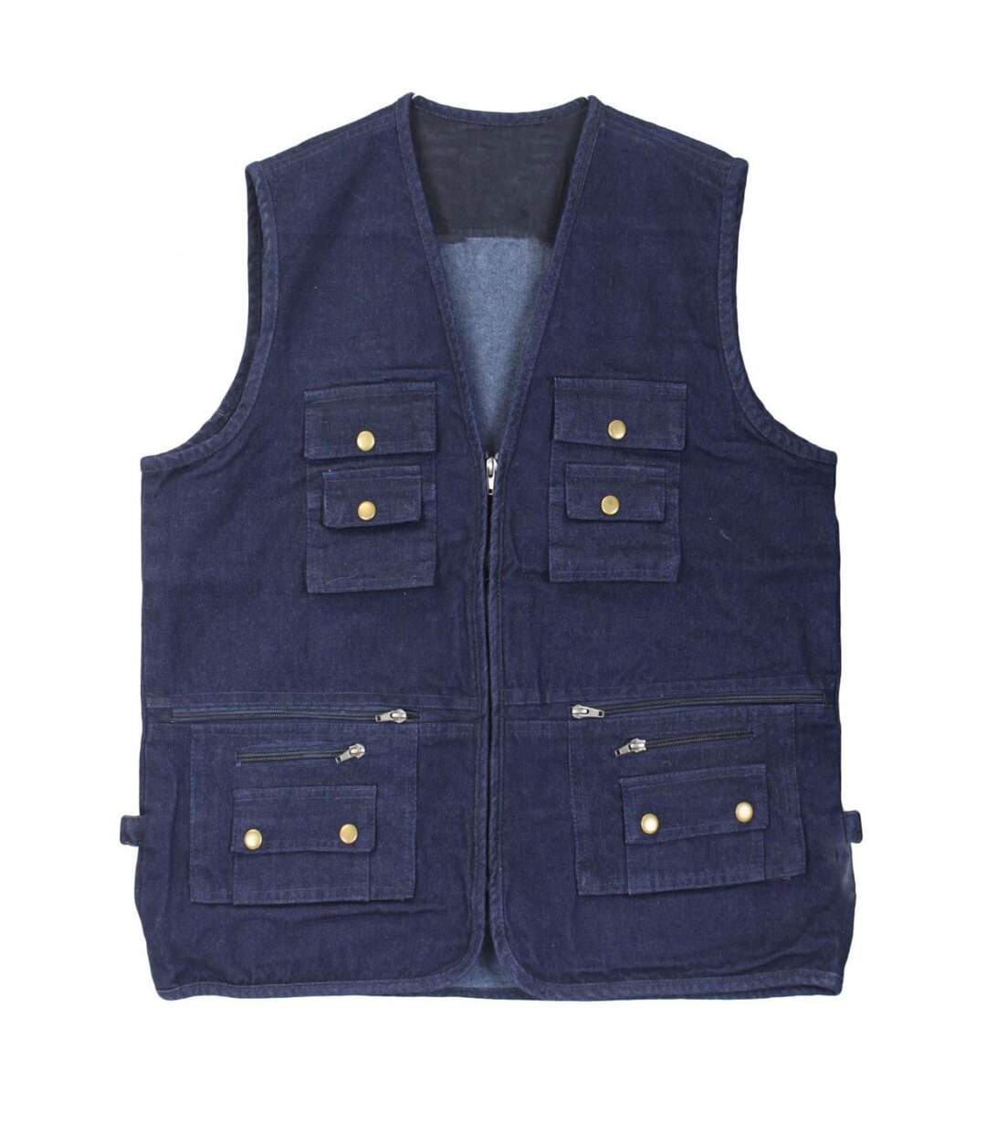 Gilet de pêche en jeans