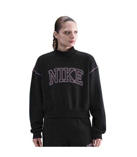 Sweat Motif/style Logo Brodé Phoenix Speed Femme Noir Rose Nike