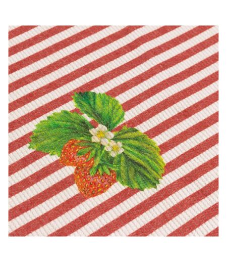 Strawberry table runner 230cm x 35cm candy cane Wylder