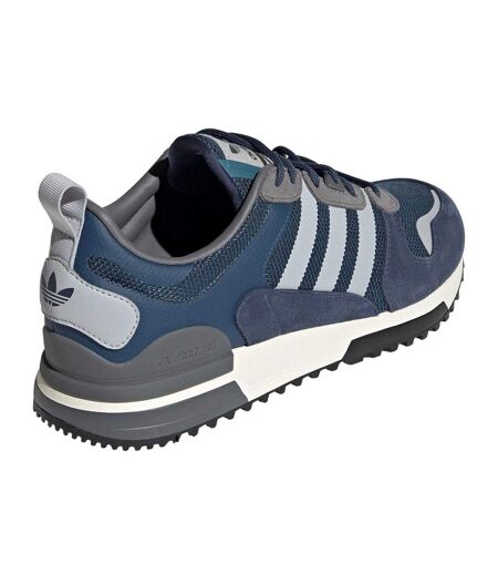 Mens Zx 700 Hd Suede Low Trainers Grey Adidas