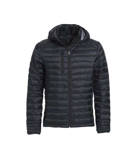 Mens Hudson Padded Jacket Black Clique