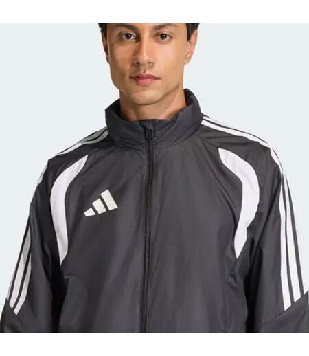 Coupe-vent Motif/style 3 Rayures Tiro Homme Gris Adidas