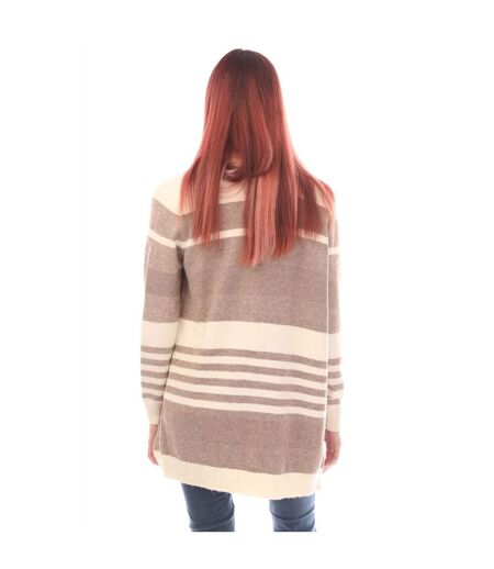 Cardigan lesly femme beige Only