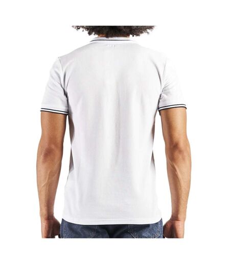 Polo blanc homme kappa ezio - xxl