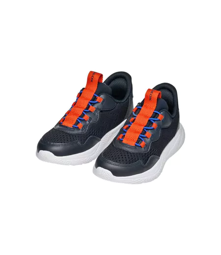 Basket Basse à Lacets Geox Enfant Sprintye Fast In