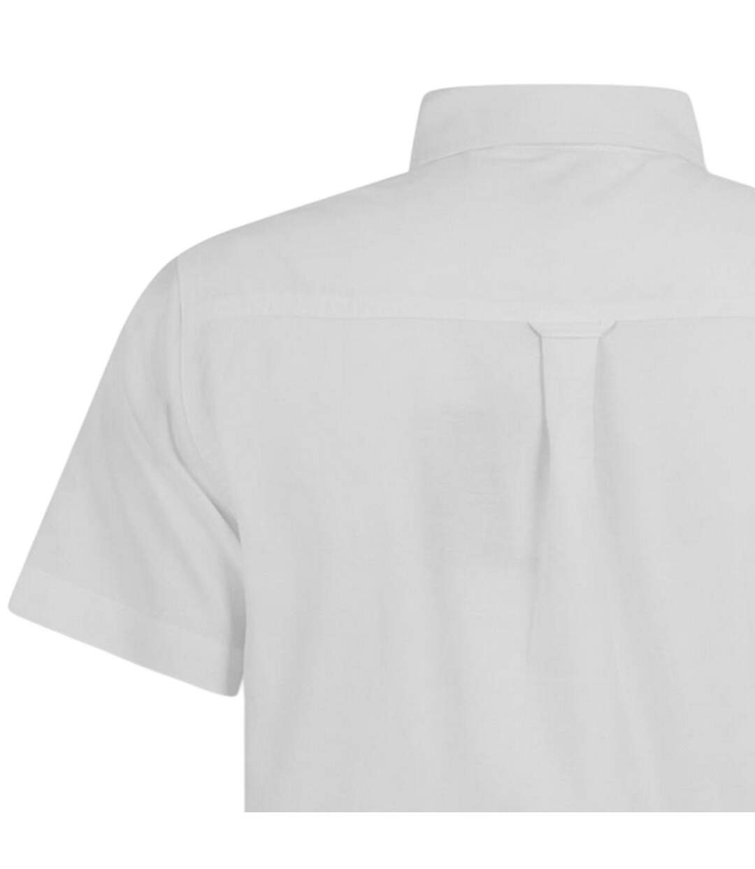 Chemise Manches Courtes Motif/style Uni Homme Blanc Bench-3