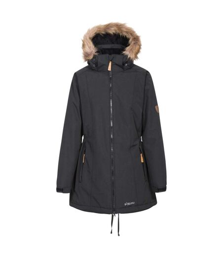 Trespass Womens/Ladies Celebrity Insulated Longer Length Parka Jacket (Black) - UTTP4190