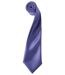 Cravate satin unie - PR750 - violet