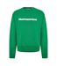 Unisex Adult Basics Ribbed Regular Casual Sweatshirt Green Adidas-1