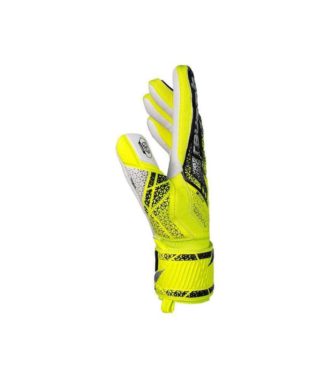 Gants De Gardien De But Attrakt Grip Homme Jaune Noir Reusch-3