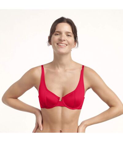 Soutien-gorge bandeau en microfibre satinée Dim Chéri