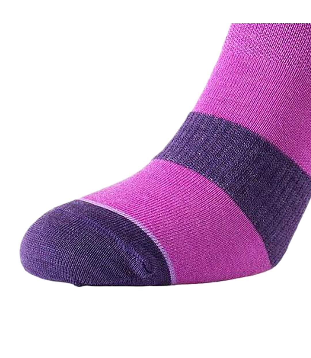 Chaussettes approach femme fuchsia 1000 Mile-3