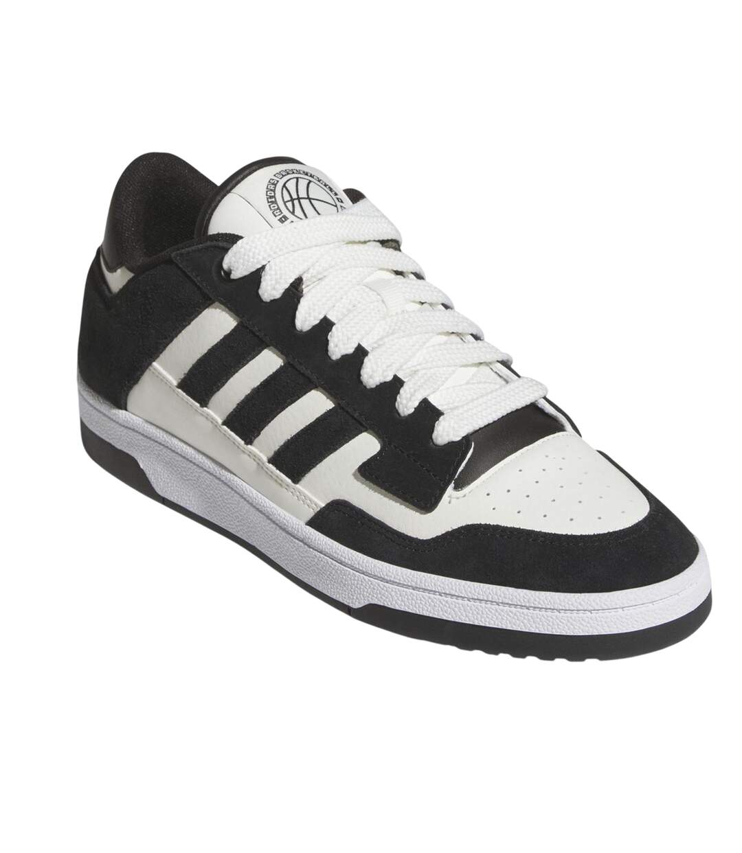 Baskets Rapid Court Homme Noir Blanc Adidas-4
