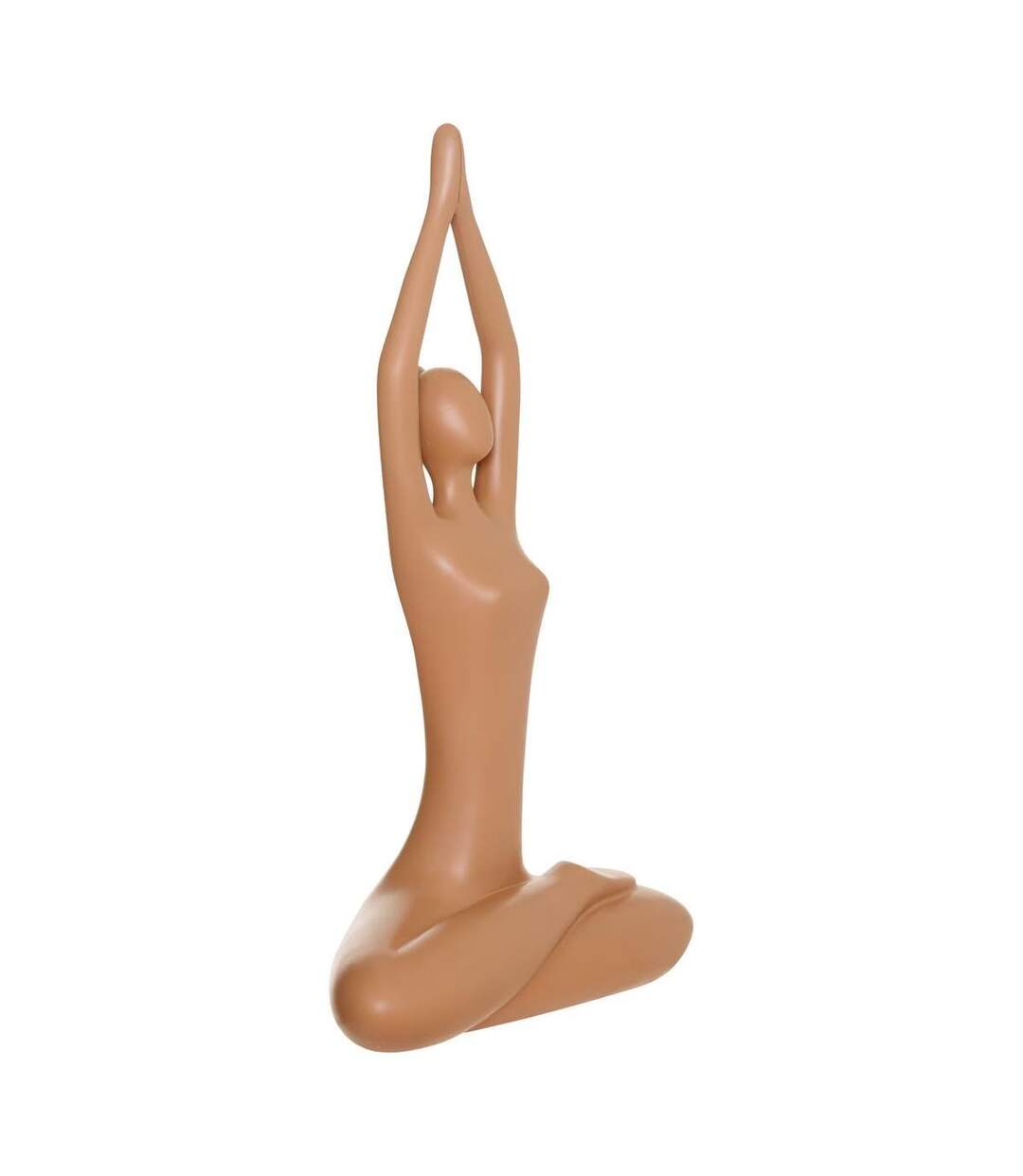 Statuette Femme Yoga Sien 38cm Jaune-1