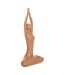 Statuette Femme Yoga Sien 38cm Jaune-1