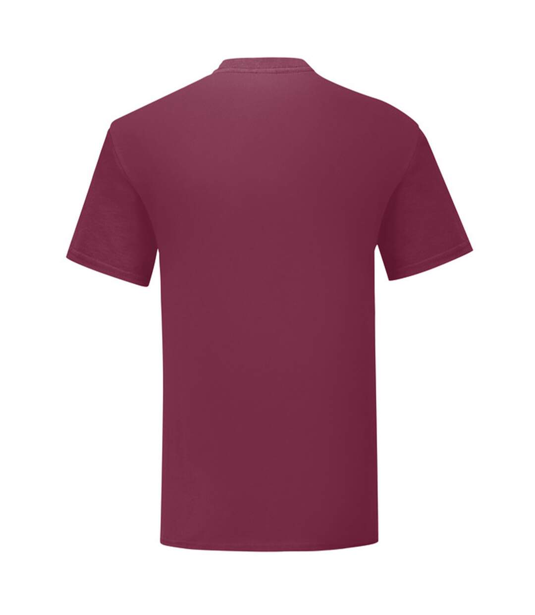 T-shirt Iconic Homme Bordeaux Fruit Of The Loom-2