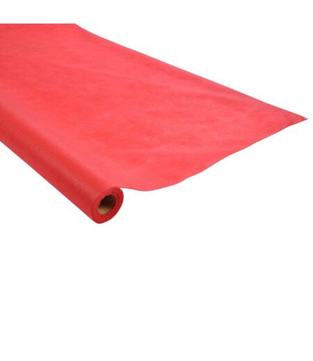 Nappe Plastique Intissé 1,20x10m Rouge