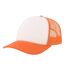 Casquette Trucker Motif/style 5 Panneaux Rapper-s Adulte Blanc Orange Fluo Atlantis-1
