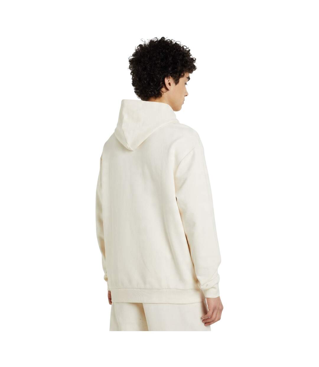Sweat À Capuche Style Logo Ess Homme Beige Crème Puma-3