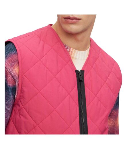 Mens Okella Gilet Pink Boss