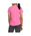 T-shirt manches courtes launch elite femme rose Under Armour-2