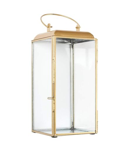 Lanterne Déco en Métal Girotto 30cm Or