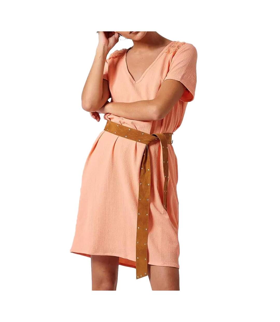 Robe Orange Femme Kaporal CLEOE24W22 - L