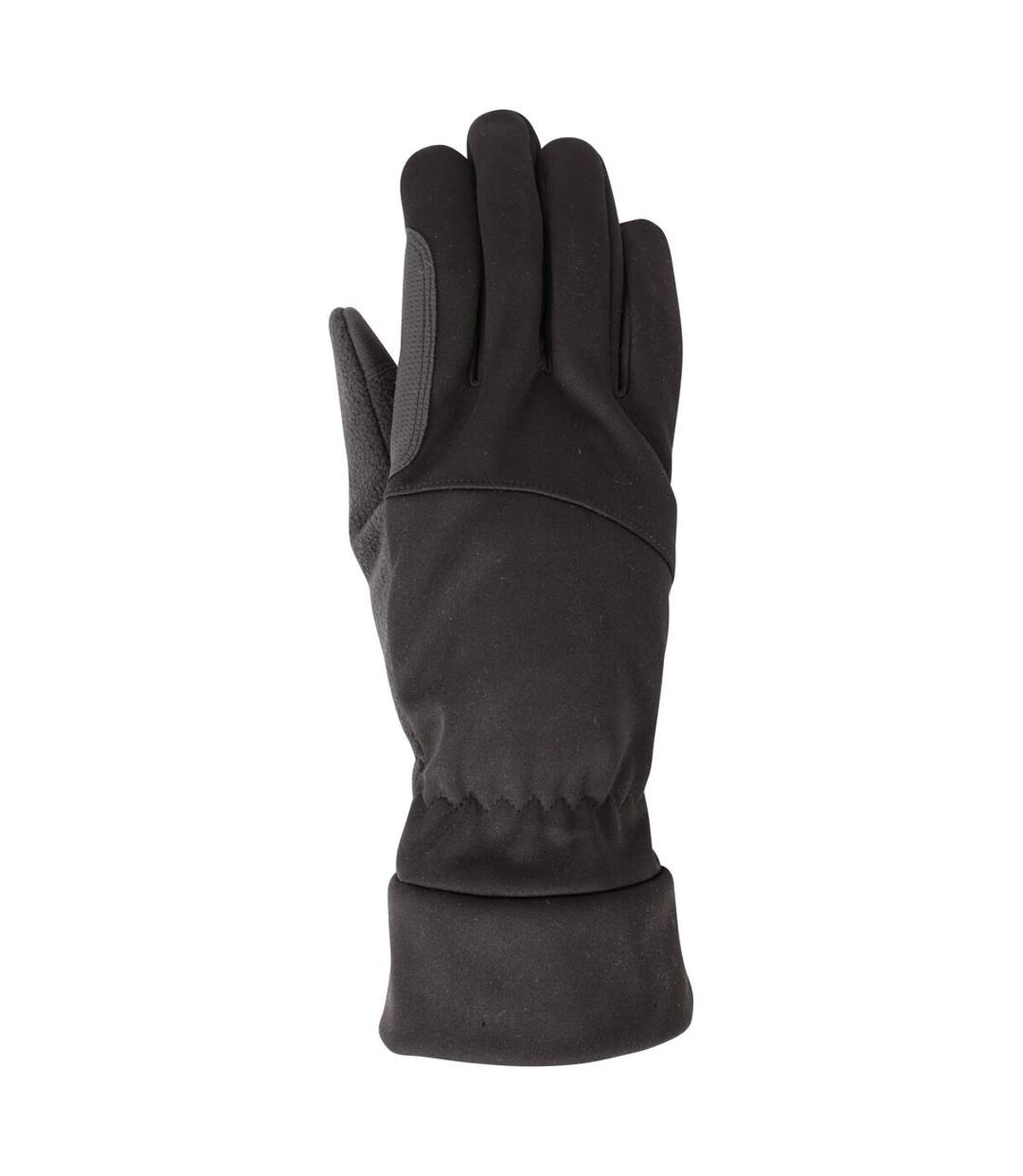 Mountain Warehouse Mens Touch Screen Softshell Gloves (Black)