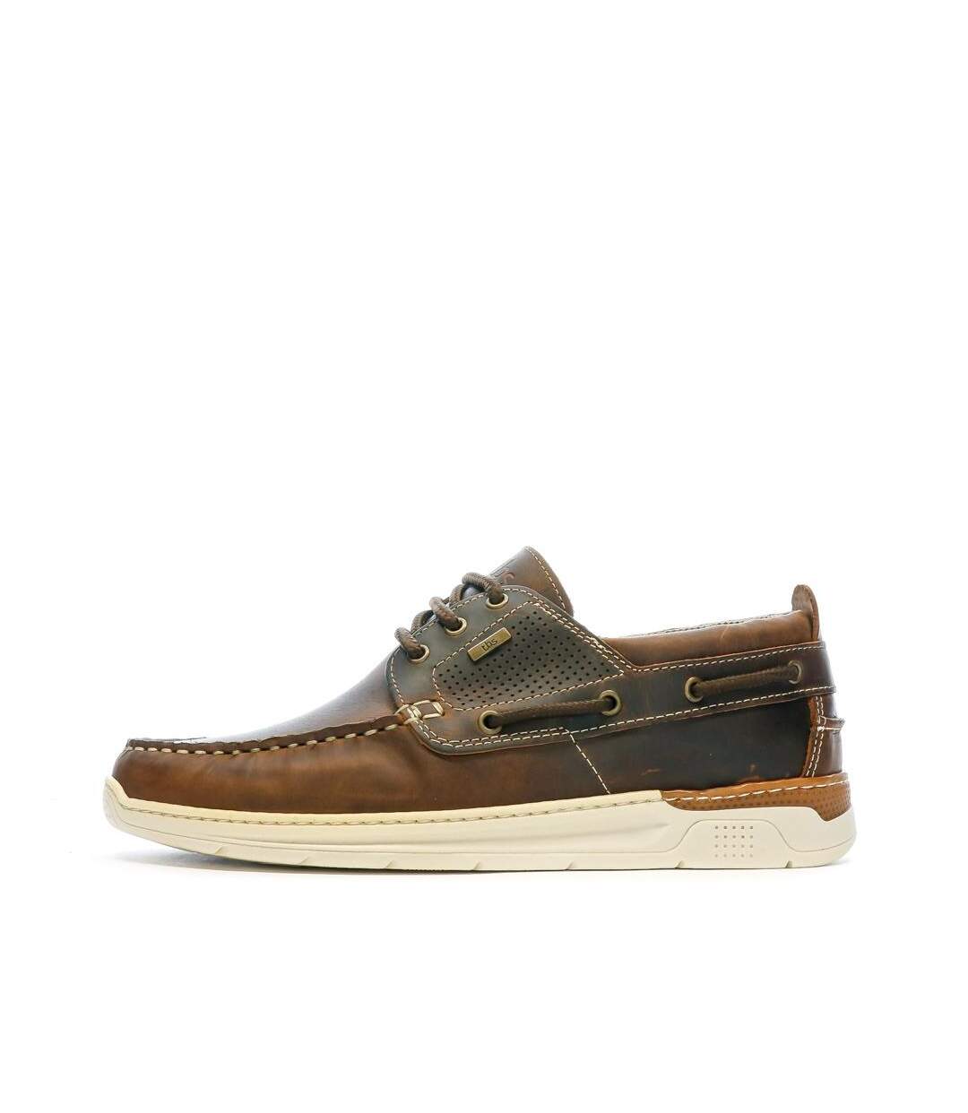Chaussures bateaux marron homme tbs matboat-1