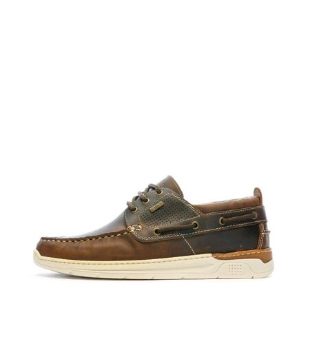 Chaussures bateaux marron homme tbs matboat