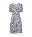 Mountain Warehouse Womens/Ladies Como Floral Dress (Dark Teal) - UTMW2921