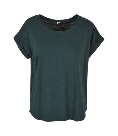 T-shirt Femme Vert Bouteille Build Your Brand