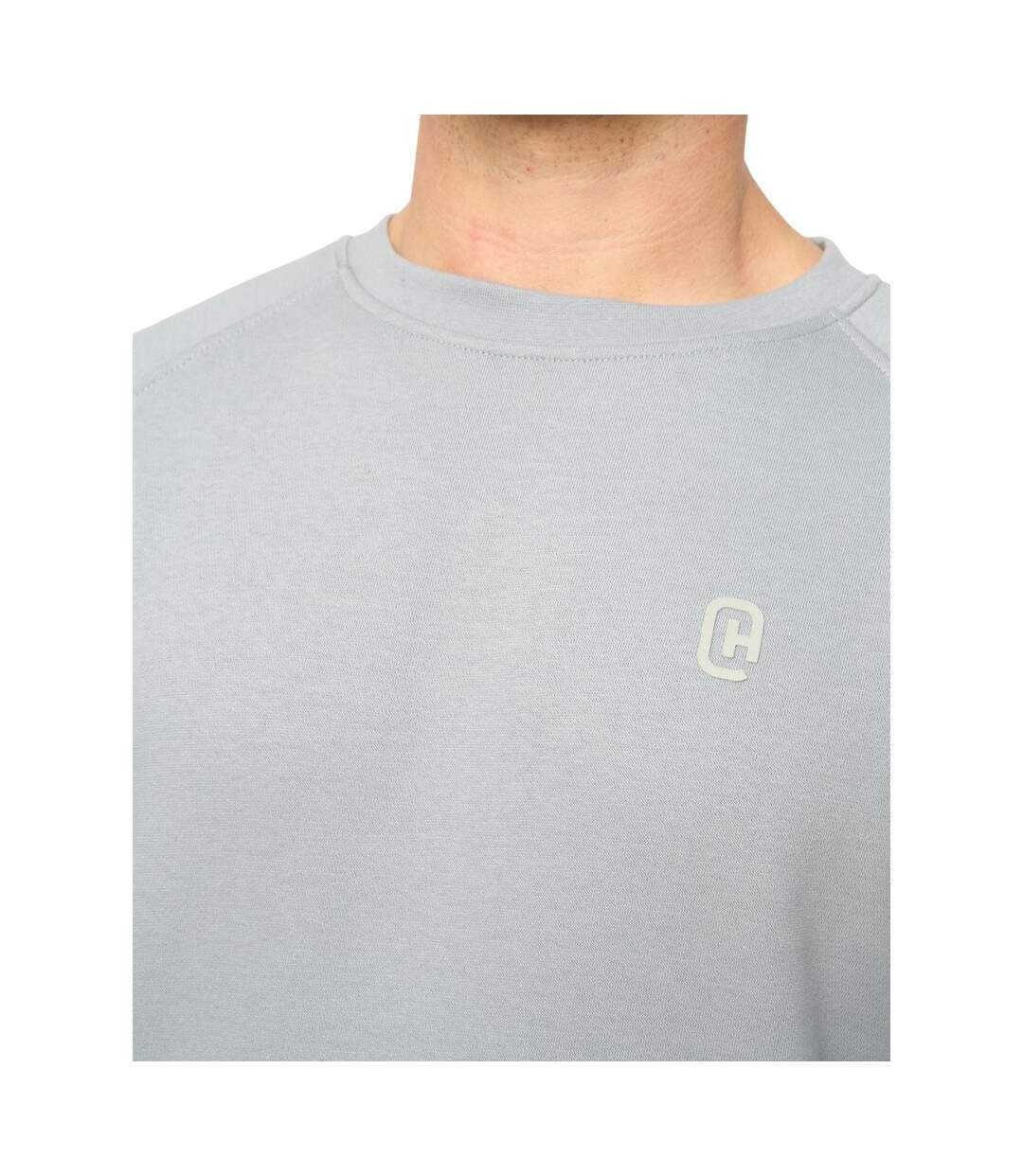 Mens Cresswill Sweatshirt Steel Blue Crosshatch-4