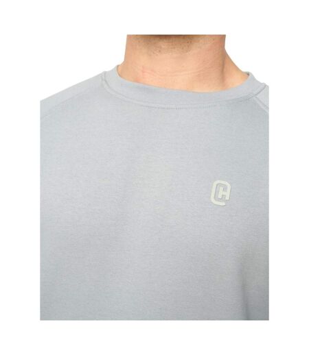 Mens Cresswill Sweatshirt Steel Blue Crosshatch