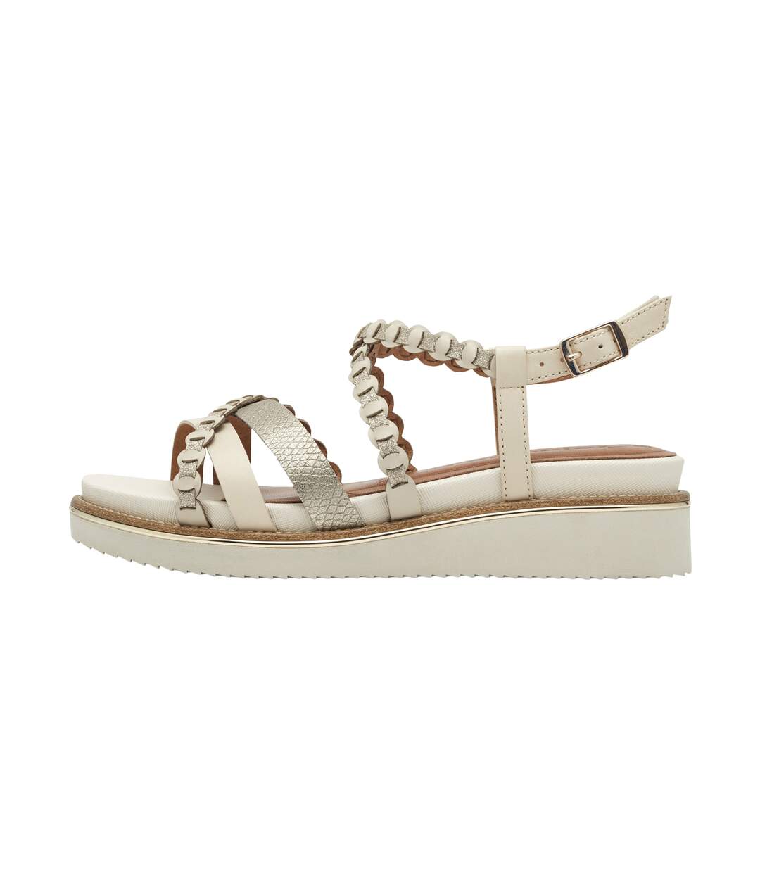 Sandale Plate Cuir Tamaris-1