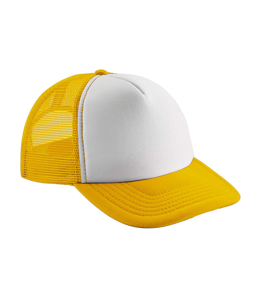 Casquette trucker adulte tournesol / blanc Beechfield-1