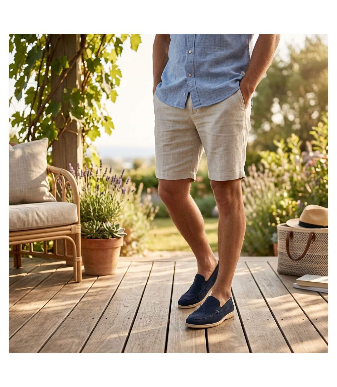 OZABI Mocassins Homme Microperfores Premium Slip On Confort 40-45-5