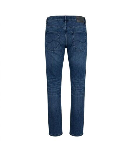 Mens Denim Straight Leg Jeans Medium Blue Boss