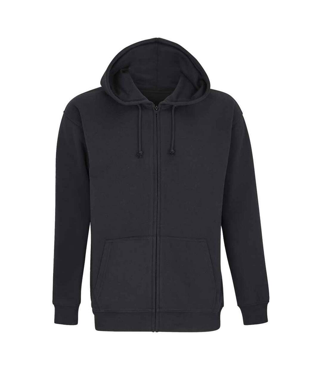 Veste à capuche carter adulte noir SOLS