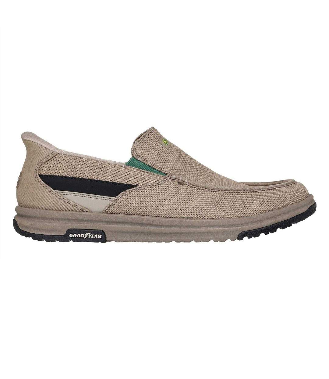 Mens Melson 2 Mesh Casual Shoes Taupe Skechers-1