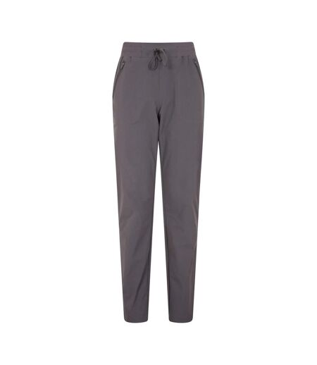 Pantalon Court À Taille Élastiquée Avec Cordon Explorer Femme Gris Foncé Mountain Warehouse