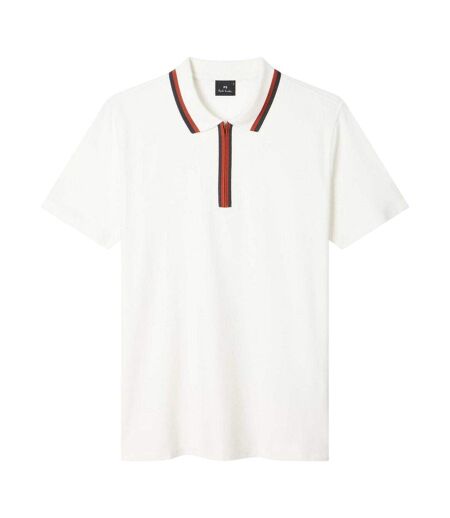Polo Manches Courtes Homme Blanc Paul Smith
