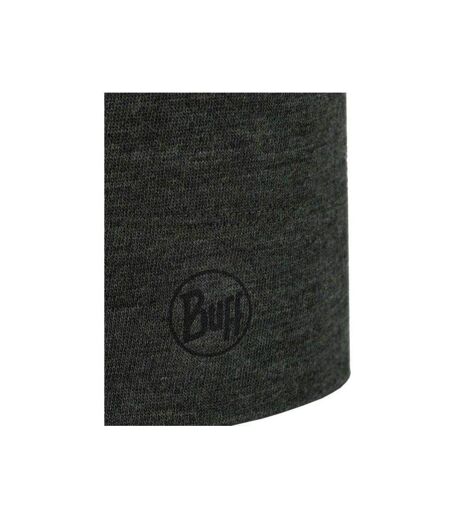 Unisex Adult Merino Wool Beanie Grey Silver Buff
