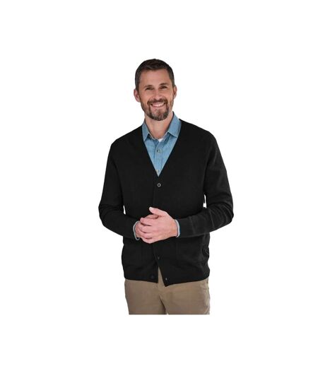 Cardigan Homme Noir WoolOvers