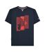 T-shirt Motif Trottinette Homme Bleu Marine Lambretta-1
