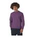 B&C Sweatshirt à manches longues pour hommes (Violet chiné) - UTBC4680