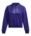 Sweat À Capuche Essential Script Femme Bleu Under Armour-2