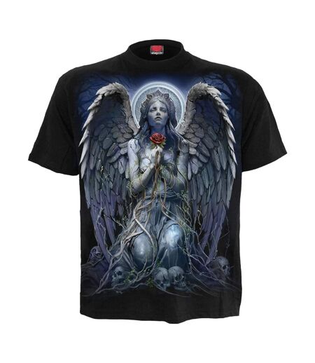 T-shirt grieving angel adulte noir Spiral Direct