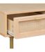 Console 3 tiroirs en cannage RAYO - Beige-4